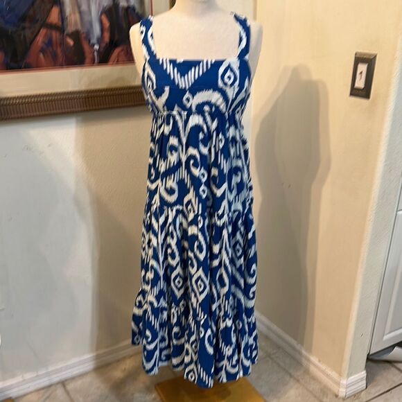 HONORINE Marguerite Tiered Cotton-Gauze Maxi Dress Size S - Picture 3 of 10